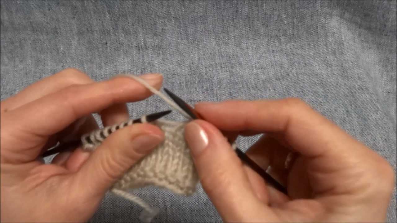 Umschläge stricken - Knit Yarn Overs, Fehler korrigieren - correct mistakes - Stricken lernen