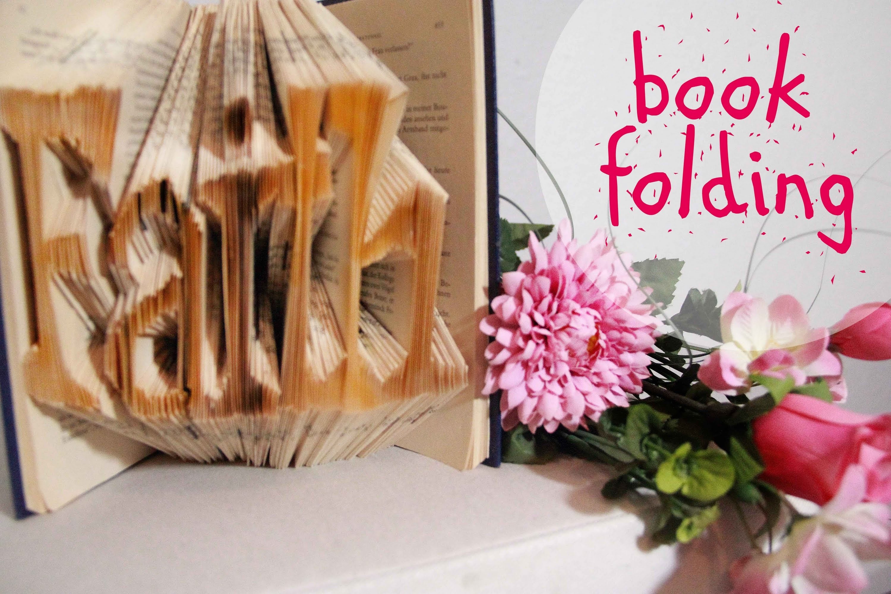 DIY | Book Folding |  Bücher Falten