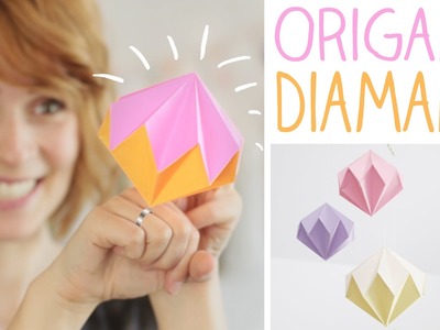 DIY Diamant falten in nur 8 Schritten - Origami Deko, Mobile - alive4fashion