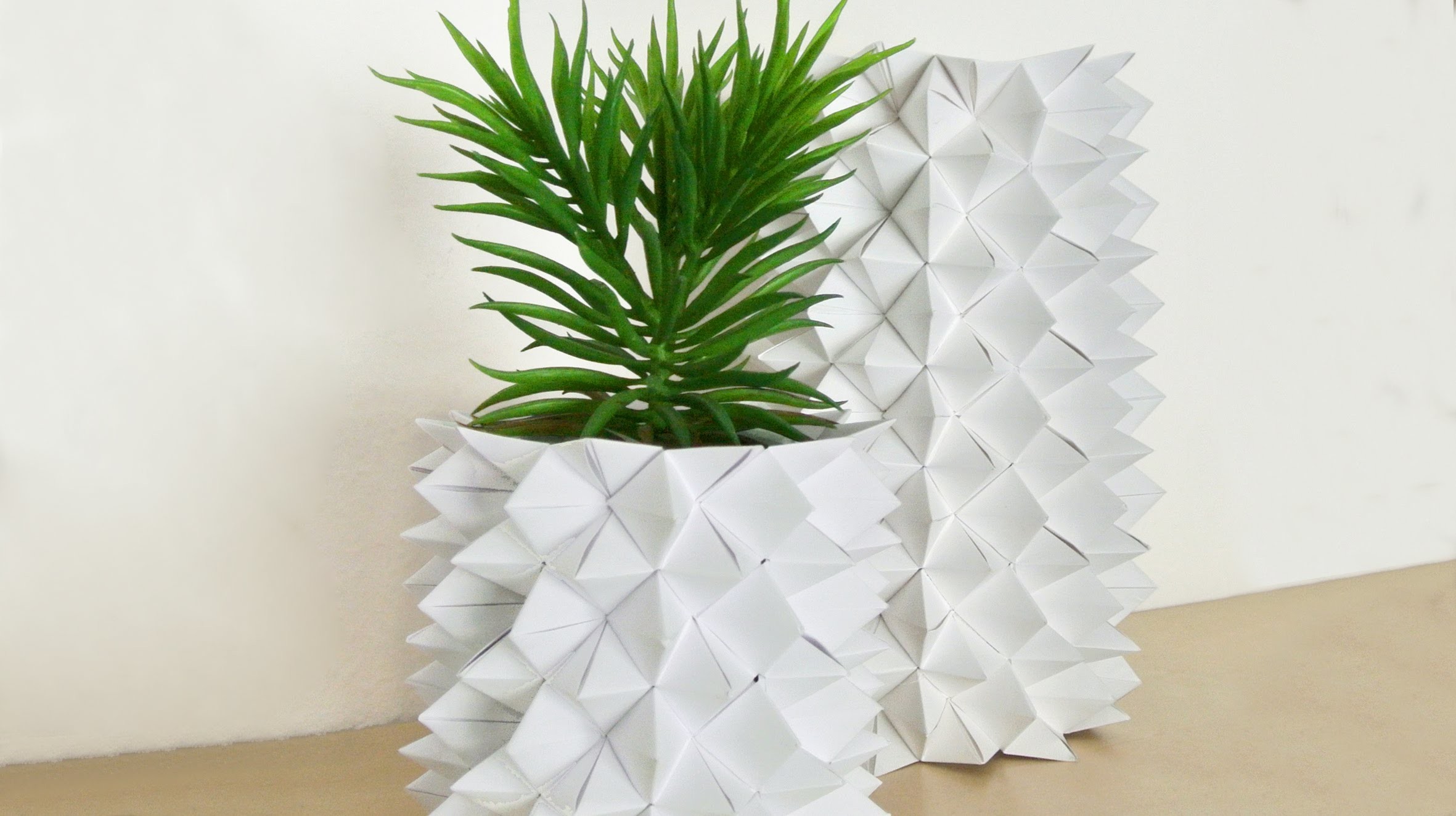 DIY Origami Vase, Himmel& Hölle Vase, Fortune Teller Vase