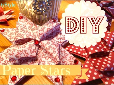 ☆ DIY Papiersterne ☆ Fröbel Sterne ☆ DIY Paper Stars ♥ Fab4tyStyle