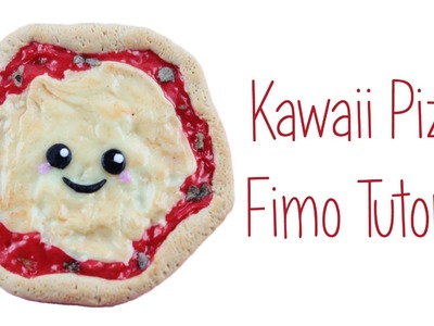 [Fimo Friday] Kawaii Pizza Fimo Tutorial. Kawaii Pizza polymer clay tutorial  | Anielas Fimo