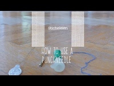 How to use a Punch Needle - Learn to stitch really fast