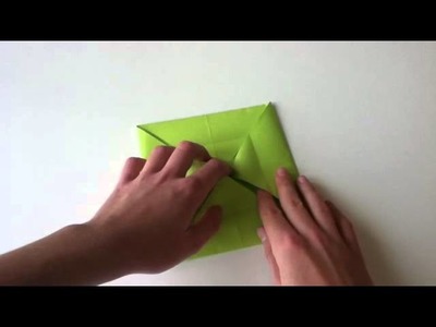 Origami Box falten - Papier Kästchen basteln