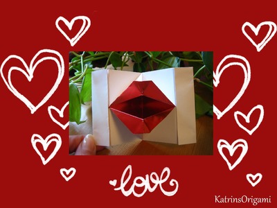 Origami ⊰♥⊱ Kissing Lips ⊰♥⊱