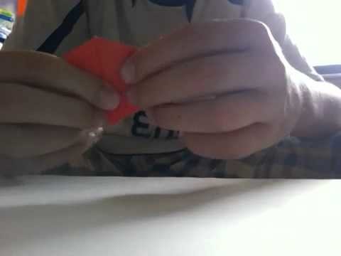 Origami Kranich falten mit Anleitung
