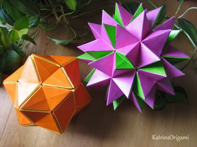 Origami ✿ Revealed Flower ✿ ( PopUp Star)