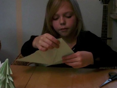 Origami Tanne basteln
