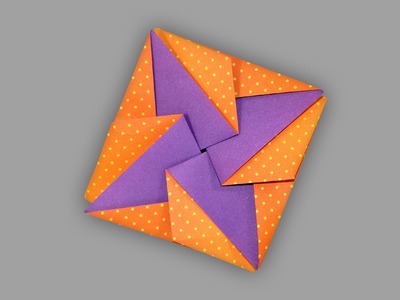 Origami Umschlag Stern: Star Envelope - Faltanleitung (Live erklärt)