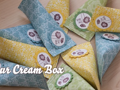 Tutorial - Verpackung für Kleinigkeiten - Sour Cream Box
