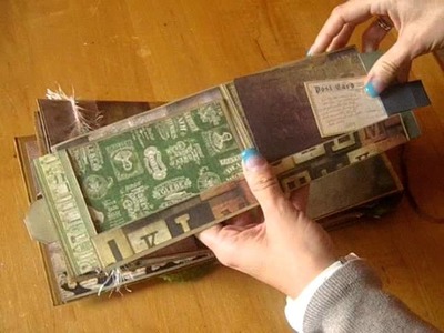 Vintage Minialbum aus Lunchbags