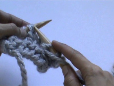 Crealoo Big Knit Video tutorial Punto del reves   Linke Masche stricken