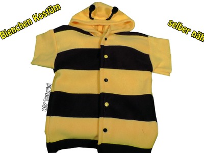 DIY | Bienen Kostüm für Kinder selber nähen I Nähen für Anfänger | Tutorial