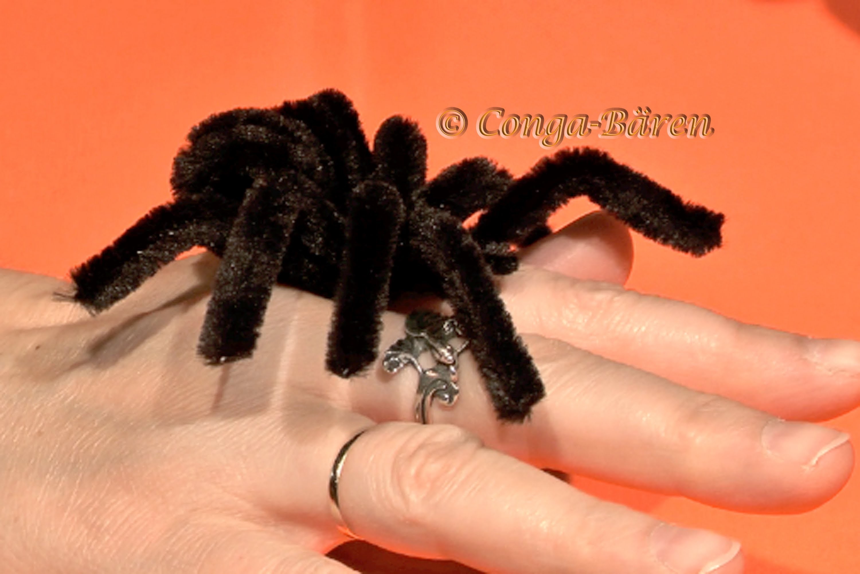 DIY Halloween Spinne - halloween spider