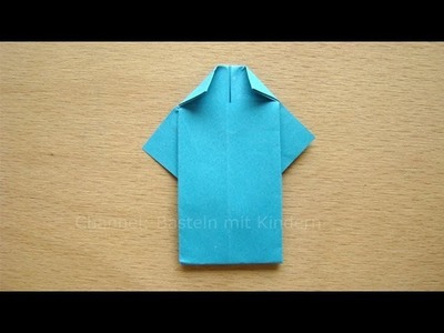 Falten mit Papier: Hemd falten - Einfaches Origami z.B. als Vatertagsgeschenk