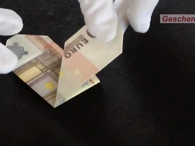 Geldschein falten Herz. Origami: Geld zum Herz falten - DIY - Muttertag