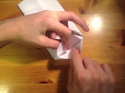 Kaufmannstüte basteln. Origami Tüte falten