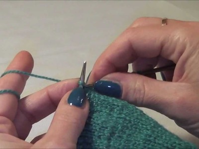 Knitting Stricken, Abnehmen von Maschen innerhalb einer Strickreihe