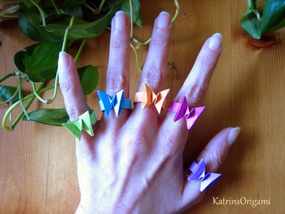 Origami ƸӜƷ Butterfly Ring ƸӜƷ