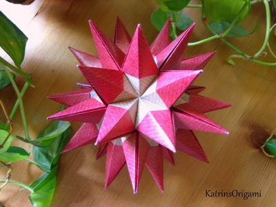 Origami ɛ♥ɜ Resplandor ɛ♥ɜ Kusudama