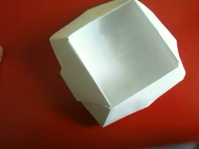 Origami Korb falten - Faltanleitung