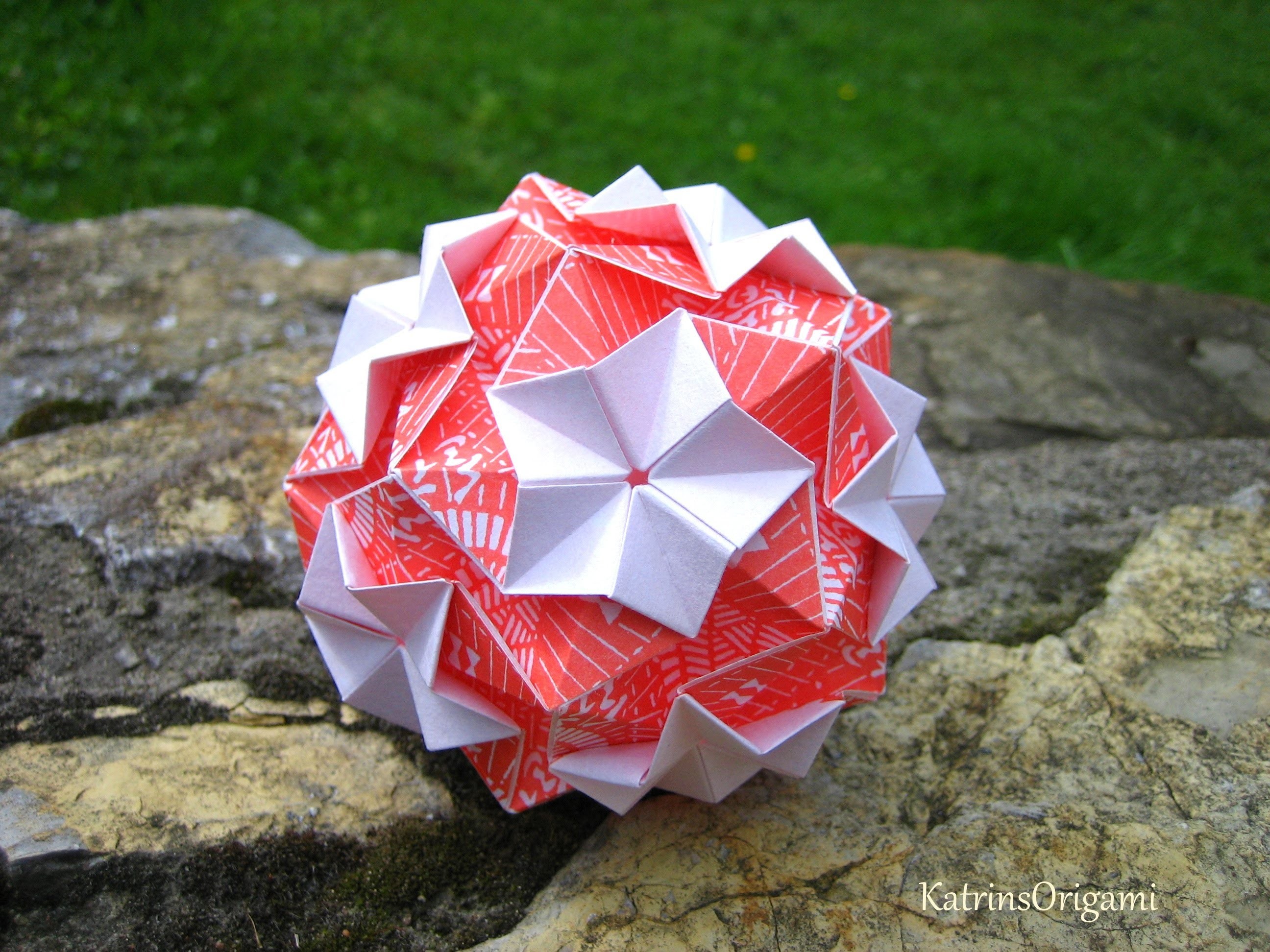 Origami ✿⊱╮ Regenbogen ✿⊱╮ Kusudama