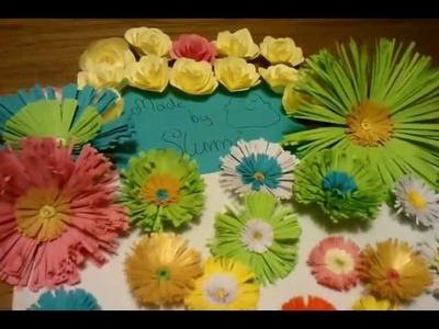 Quilling Paper Flowers Made by Me