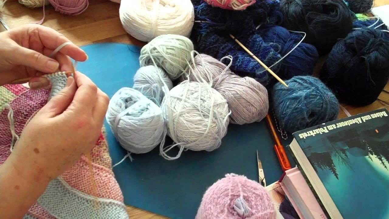 10 stitch spiral - Knitting in rounds (4) Knitting tutorial