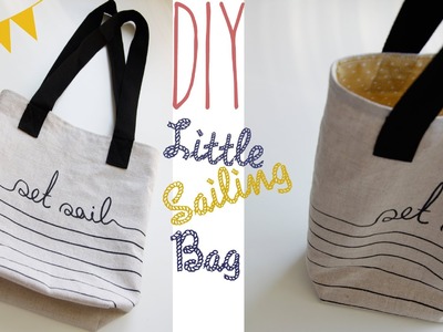 DIY "Little Sailing Bag" Tasche selber nähen