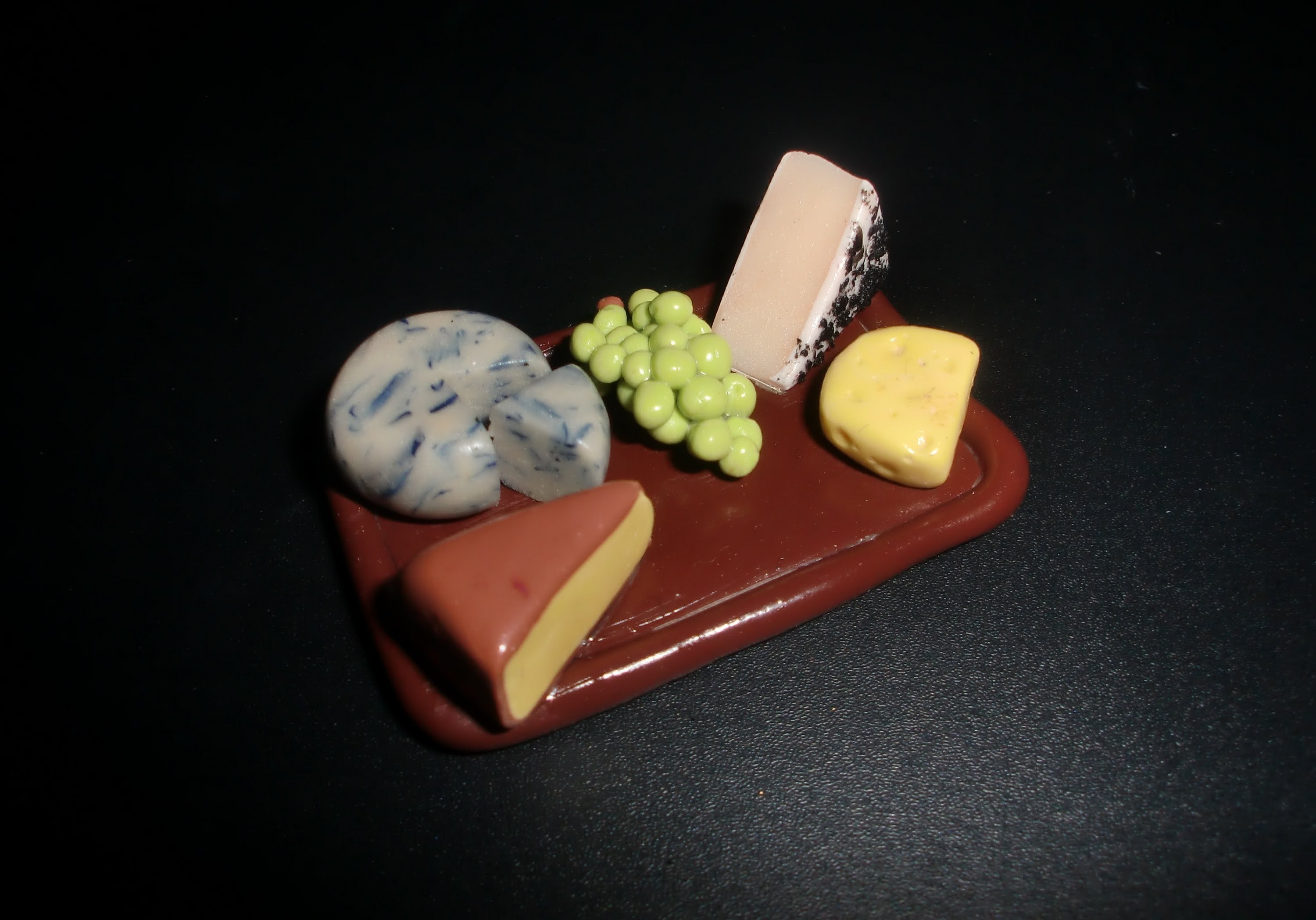 FIMO Käseplatte: Polymer Cheese Board - Tutorial [HD.deutsch] (EN-Sub)