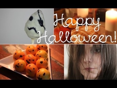 Halloween-Edition - Nutella-Geister-Cake-Pops - Mini Jack O'Lanterns - Kürbisdeko DIY - Episode 18