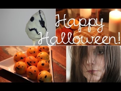 Halloween-Edition - Nutella-Geister-Cake-Pops - Mini Jack O'Lanterns - Kürbisdeko DIY - Episode 18