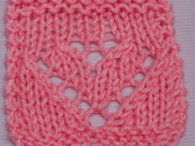 Lace-Herz - Lace-Heart - Strickmuster - Knitting Pattern