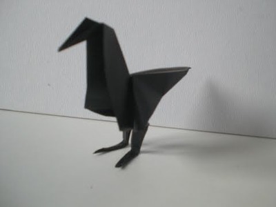 Origami-Anleitung: Rabe