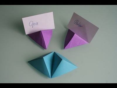 Origami Double pyramid (designed by DavidWires)