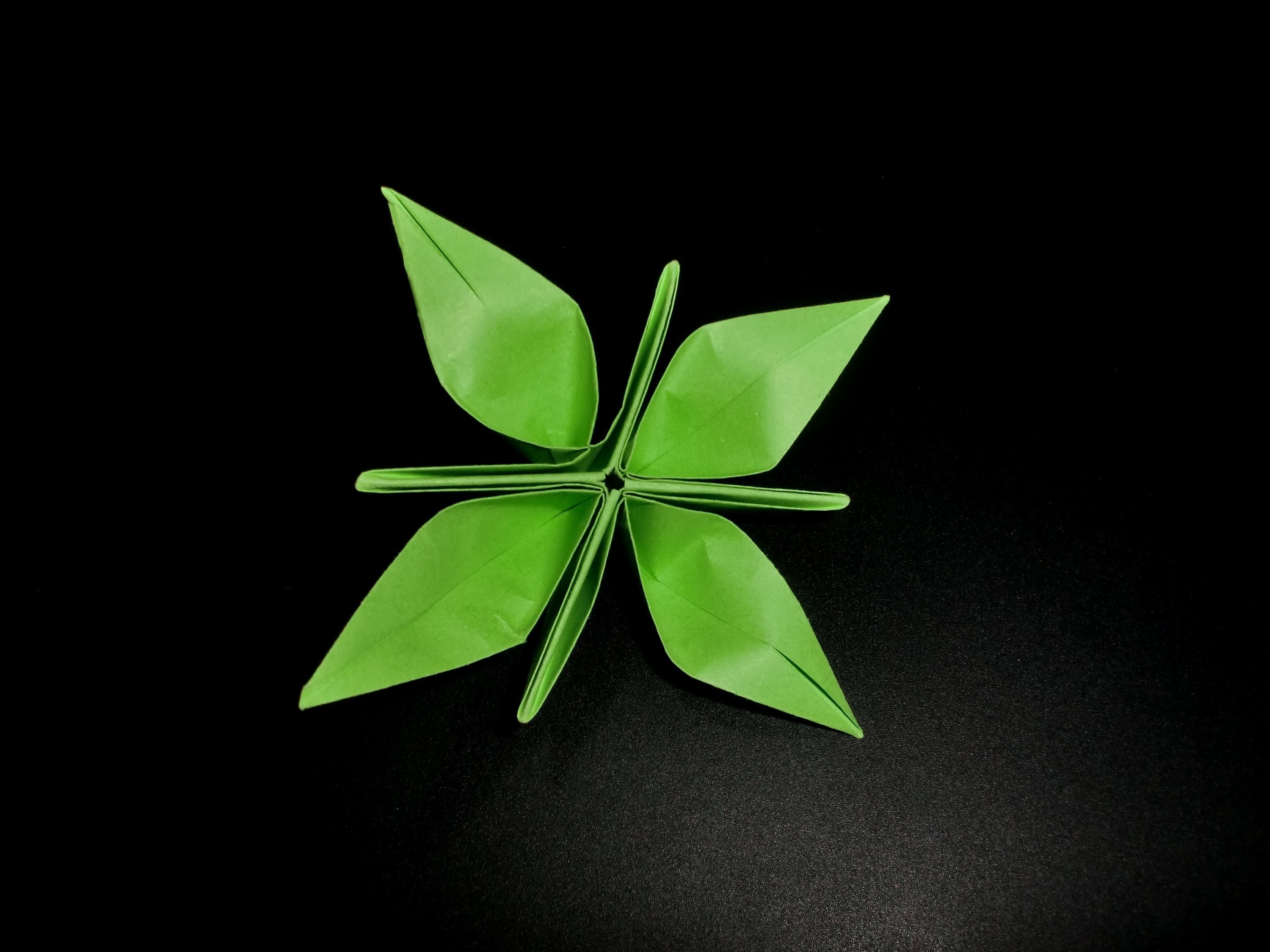 Origami Krokus Blume: Crocus - Tutorial [HD]