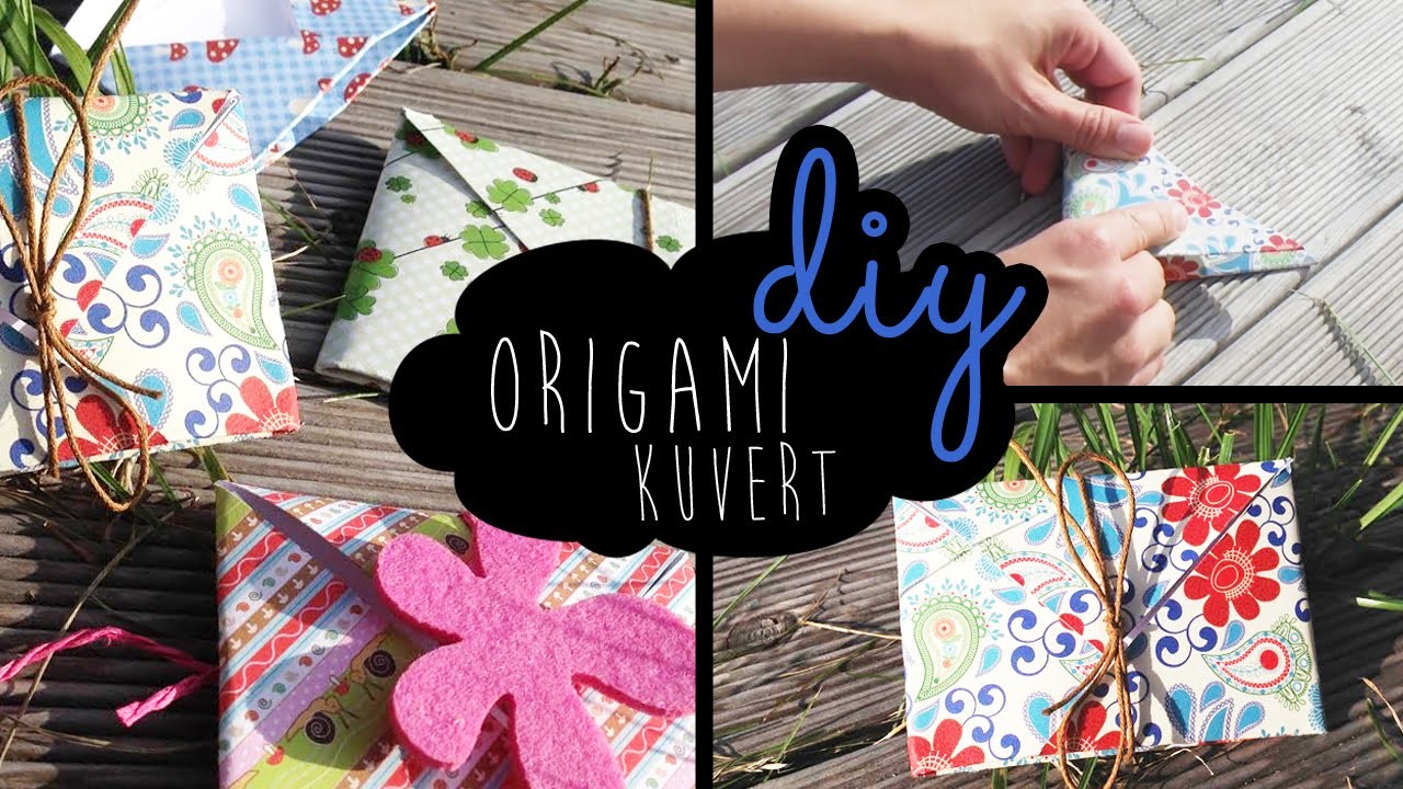 Origami Kuvert Envelope DIY