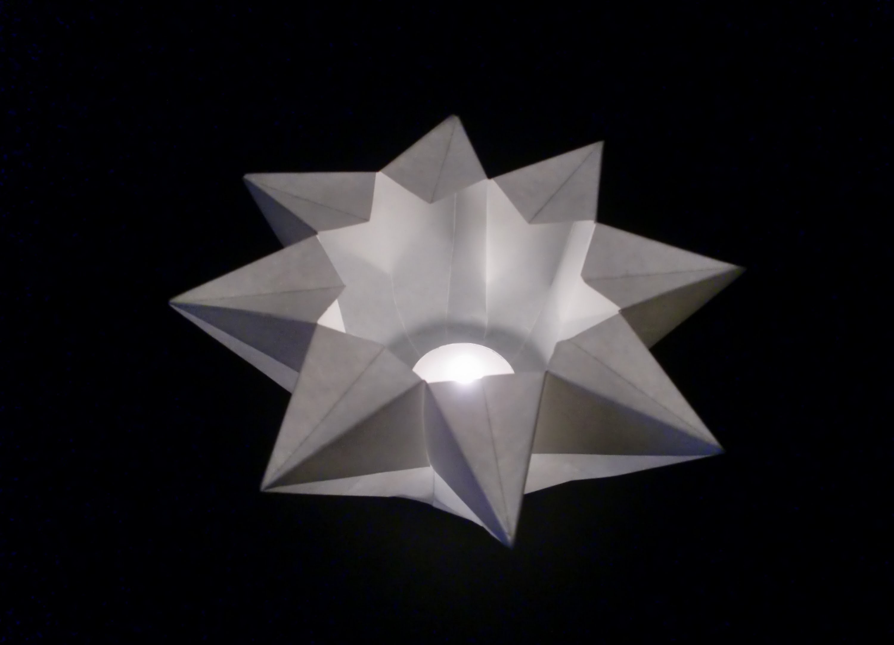 Origami Teelichtstern: Teacandle Star - Faltanleitung [HD.deutsch]