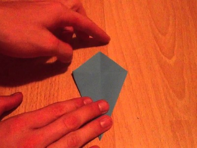 Origami Wal selber basteln - Bastelanleitung Papier Wal