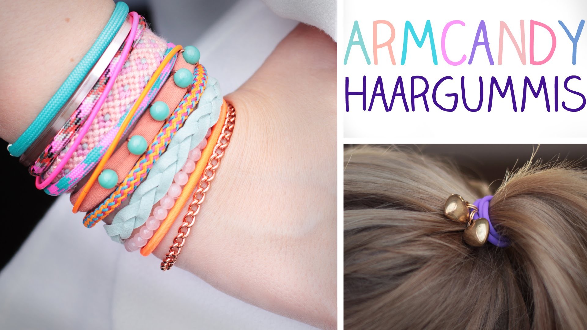 DIY Armcandy Haargummis - Haarbänder, die zu allem passen!