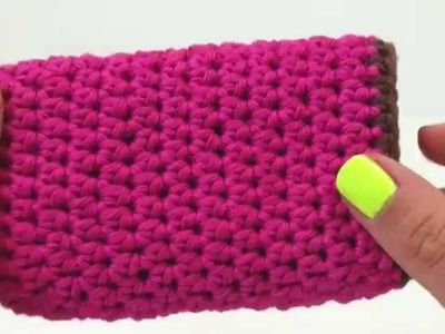 Häkeln Handyhülle Case Handy einfach Samsung iPhone Smartphone pink süß
