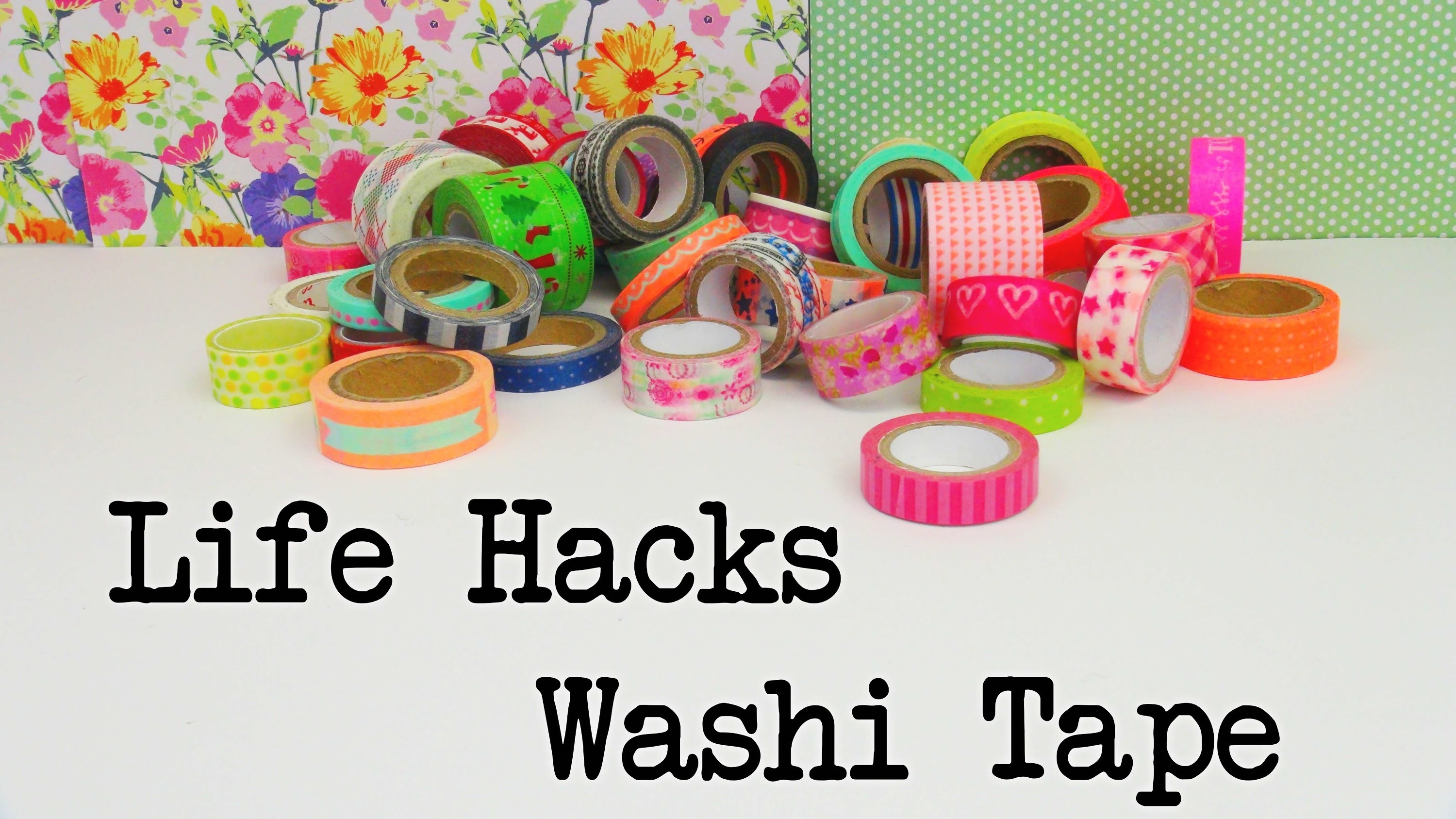 Life Hacks Top 5: Washi Tape Life Hacks. Tipps und Tricks mit Washi Tape Anleitung | deutsch