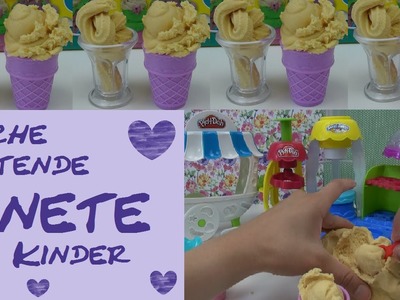 DIY Knete für Play-Doh Eis selbst herstellen - How to make Neapolitan Ice Cream Scented play Doh