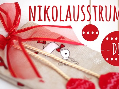 DIY Nikolausstrumpf l Weihnachtsdeko & Geschenkverpackung