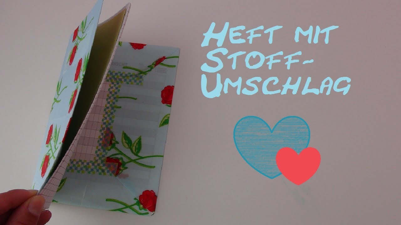DIY Organizer. Notizbuch. Tagebuch. Adressbuch mit Stoff verschönern und gestalten. Back to School