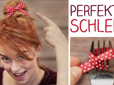 DIY perfekte Schleife in 30 Sek mit Gabel?! Haare,Geschenke,Deko - Weihnachten - alive4fashion