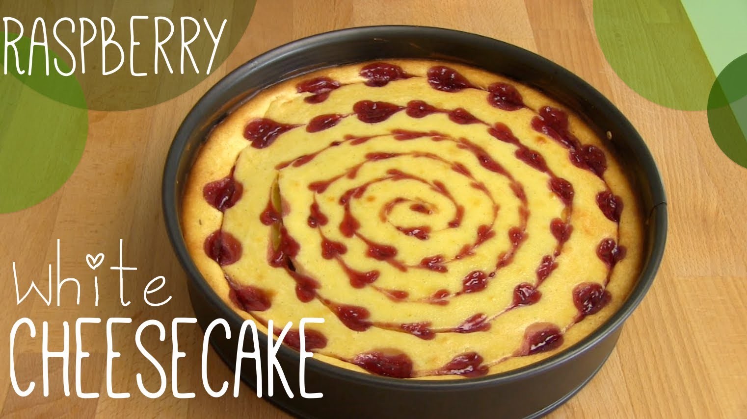 Raspberry White Chocolate Cheesecake - Rezept