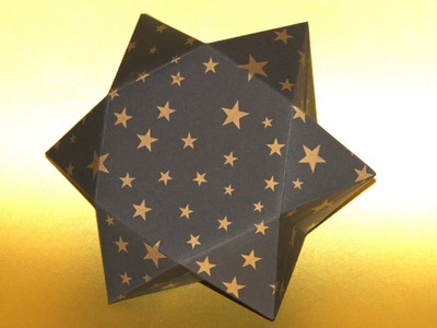 Sterne basteln.  eine Stern - Geschenkbox falten.  How to make a Star Gift Box
