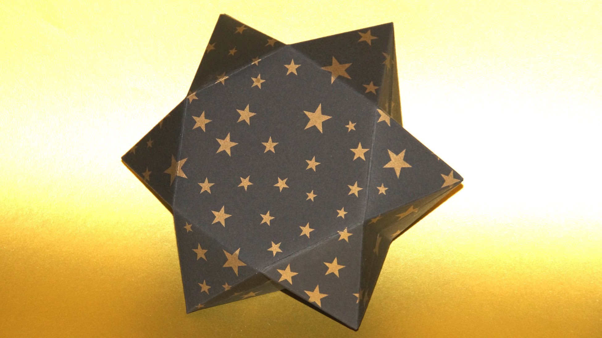 Sterne basteln.  eine Stern - Geschenkbox falten.  How to make a Star Gift Box