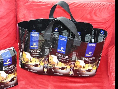 Tasche aus Tchibo - Kaffeeverpackung nähen | Upcycling & DIY